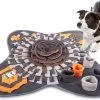 Snuffeltapijt Voor Honden, Ruiken, Trainen, Intelligent Speelgoed, Voermat, Trainingsmat Voor Huisdieren, Honden En Katten, IE081 (71 X 71 Cm, Oranje & Grijs) -Huisdier Speelgoed Winkel 1200x919