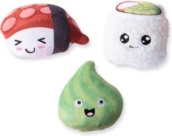 Petshop By Fringe Studio 289527 Set Sushiholic – Speelgoed Voor Dieren – Honden Speelgoed – Honden Knuffel – Honden Speeltje – Honden Speelgoed Knuffel – Hondenspeelgoed Piep – Hondenspeelgoed Bijten