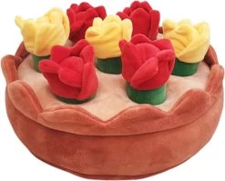 Xatory – Snuffelmat Hond – Tulip – Snuffelmat – Likmat – Anti Schrok Gedrag – Hondenpuzzel – Honden Speelgoed – Hond – Speelgoed – Labradoodle