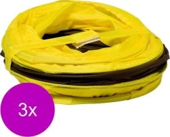 Adori Speeltunnel 3-Weg Konijn 18cm – Speelgoed – 3 X 3*47 Cm Bruin Beige