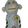 Country Dog Tiny King Louie – Honden Speelgoed – Honden Speeltje Met Piepgeluid – Honden Knuffel Gemaakt Van Duurzame Materialen – Dubbel Gestikt – Extra Lagen – Voor Trek Spelletjes Of Apporteren – Grijs/Bruin – 23cm -Huisdier Speelgoed Winkel 547x1200