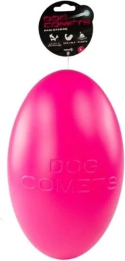 Dog Comets Pan-Stars Hondenspeeltje – Duurzaam Honden Speelgoed – Praktisch Onverwoestbare Honden Bal – Geschikt Voor Kleine Honden – Roze – 20 Cm