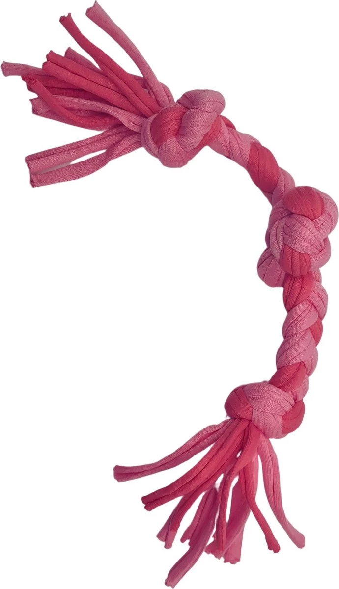 JULA Pets – Roze Flostouw Voor Kleine Honden En Puppy’s – Hondenspeeltje – Speeltouw – Puppy Speelgoed – Cadeau Hond – In Nederland Gemaakt Van Gerecycled Materiaal 3 JULA Pets – Roze Flostouw Voor Kleine Honden En Puppy’s – Hondenspeeltje – Speeltouw – Puppy Speelgoed – Cadeau Hond – In Nederland Gemaakt Van Gerecycled Materiaal