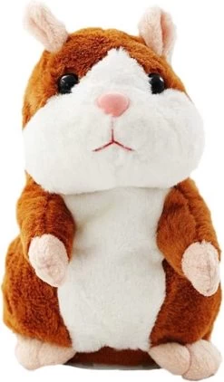 Bolture Spreekende Hamster – Herhaald Talking Pluche Dier Elektronisch – Grappige Kinderen Knuffeldieren – Record-speelgoed Interactief Voor Baby’s En Kinderen – Leuk Om Te Leren Of Verjaardagscadeau