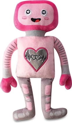 Petshop By Fringe Studio – 289821 – Will You Beep My Valentine – Valentijn Hond – Hondenspeelgoed – Speelgoed Hond – Verjaardag Hond – Knuffel Hond – Honden Speelgoed – Hondenspeeltje – Pluche Speelgoed Hond – Pluche Hondenspeelgoed