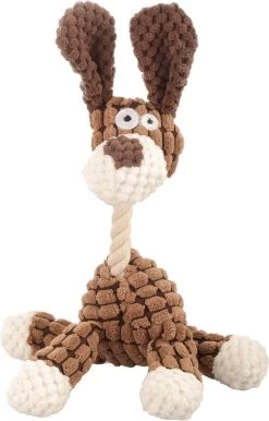 Pluche Hondenknuffel Hond Met Piep Honden Speelgoed – Dutchwide 4 Varianten