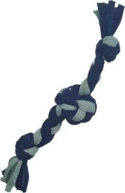 JULA Pets – Blauw Flostouw Voor Kleine Honden En Puppy’s – Hondenspeeltje – Speeltouw – Puppy Speelgoed – Cadeau Hond – In Nederland Gemaakt Van Gerecycled Materiaal