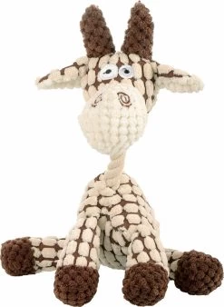 Pluche Hondenknuffel – Koe Met Piepje – Honden Speelgoed – Speeltje – Knuffel