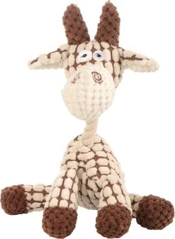 Pluche Hondenknuffel Koe Met Piep Honden Speelgoed – Dutchwide