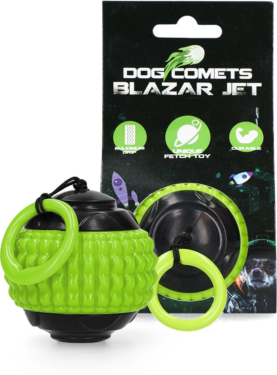 Dog Comets Blazar Jet Met TPR Band Hondenspeeltje – Duurzaam Honden Speelgoed – Stevige Honden Bal – Rubberen Bal – Geschikt Voor Honden – Hondenbal Voor Gezonder Tandvlees – Speelbal – Groen 3 Dog Comets Blazar Jet Met TPR Band Hondenspeeltje – Duurzaam Honden Speelgoed – Stevige Honden Bal – Rubberen Bal – Geschikt Voor Honden – Hondenbal Voor Gezonder Tandvlees – Speelbal – Groen