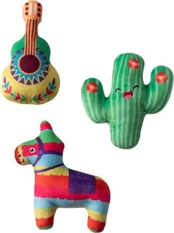 Petshop By Fringe Studio – 289528 – Set Fiesta Fun – – Hondenspeelgoed – Speelgoed Hond – Verjaardag Hond – Knuffel Hond – Honden Speelgoed – Hondenspeeltje – Pluche Speelgoed Hond – Pluche Hondenspeelgoed