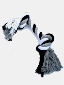 Abany Quality Design – Honden Floss Katoen 33 X 10 Cm + 1x175gr Lakse Kronch Original GRATIS – Large – Hondenspeelgoed – Hond – Speelgoed – Puppy – Leuk Speelgoed Hond – Apporteren – Volwassen Hond – Jachtlijn – Floss – Natuur – Katoen – Touw