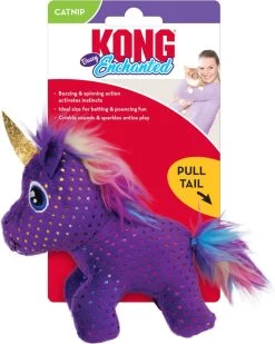 KONG Enchanted Buzzy Unicorn Speelgoed Voor Katten – Kattenspeelgoed – Kattenspeeltjes