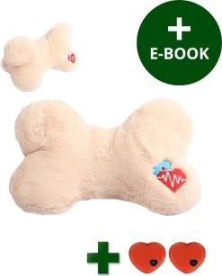 Woefie Bot Knuffel Met Hartslag – Puppyknuffel – Pluche- Puppy Speelgoed- Snuggle Puppy Xl- Knuffel Hond- Baby Knuffel- Knuffel Met Hartslag – Antistress Middel – Moederhond